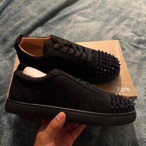 Christian Louboutin Louis Orlato Spikes 'Black' Red bottoms Sneakers Men’s